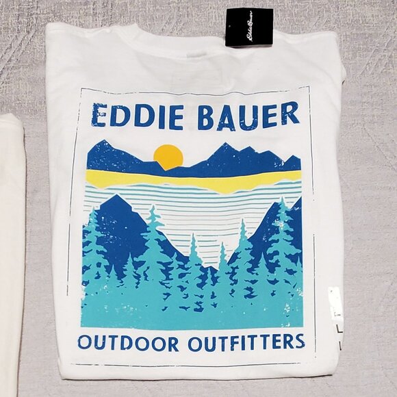 NWT! Bundle -2 Eddie Bauer Outdoor Outfitters Men's Crew Shirts Size: L - Picture 6 of 9